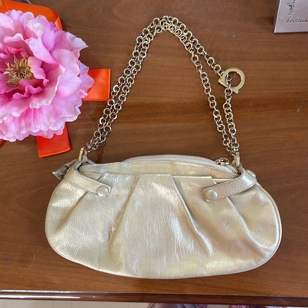Ferragamo Bag Authentic Gold